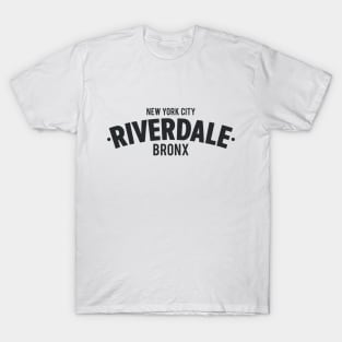 Riverdale Bronx Typography T-Shirt T-Shirt